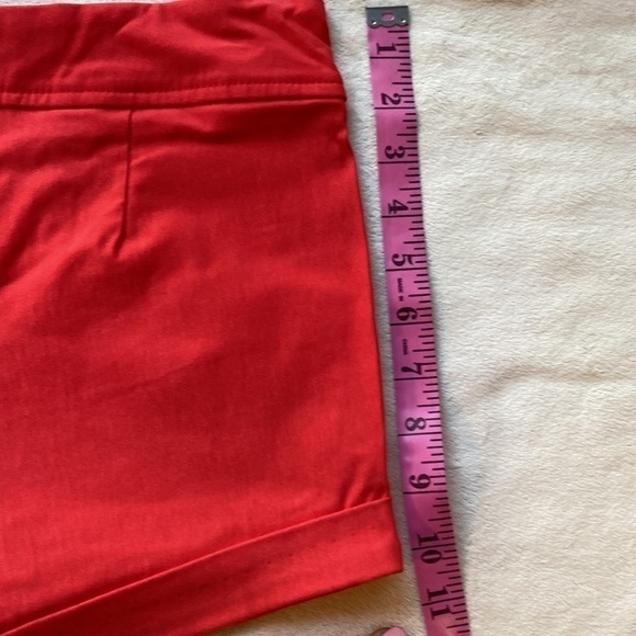 Foreign Exchange | Shorts | Zip up | Color: Blood Orange |Size: S - Picture 9 of 14